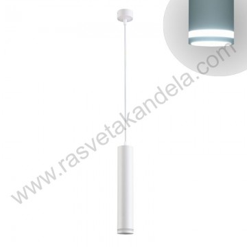 Visilica 1xGU10 GRAL bela