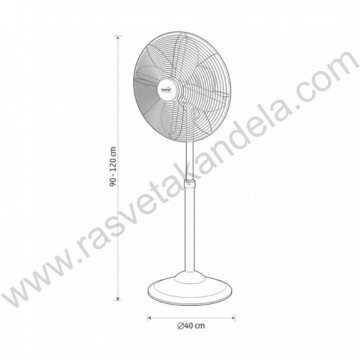 Podni ventilator Home SFS40 40cm