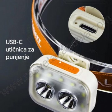 Naglavna punjiva LED lampa YW17417-3776
