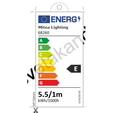 LED traka MLS-5050-30-ML RGB 5m 12V 5,5W 30d IP67