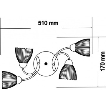 Luster plafonjera M10640-4