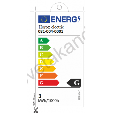 Led traka 5050 vodootporna IP65 60d 220V crvena VOLGA Horoz