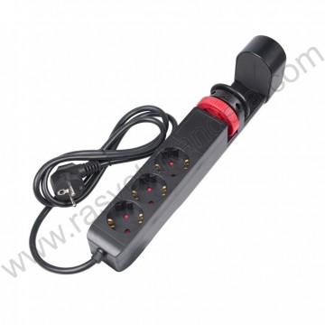 Produžni kabl  1.5m 3 mesta + USB