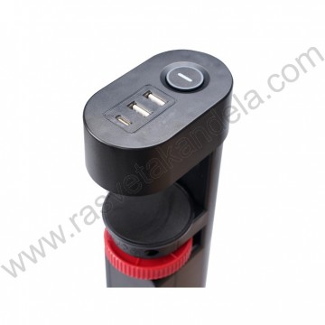 Produžni kabl  1.5m 3 mesta + USB