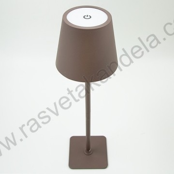 Stona lampa LED M6002-BR 2W 3000/4000/6000K braon na dodir