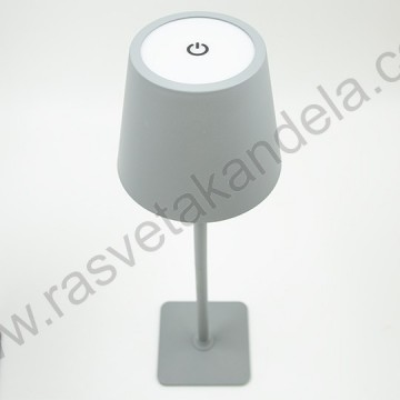 Stona lampa LED M6002-S 2W 3000/4000/6000K siva na dodir