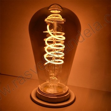 Led sijalica filament E27 ST64 4W 2200K dimabilna FLEX SMOKY