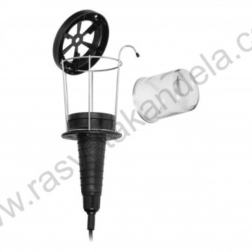 Serviserska štek lampa E27 5m kabla VIRONE