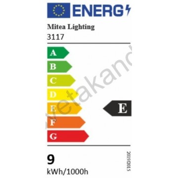 LED zidna lampa za slike i ogledala 9W 4000K crna PEEGEL