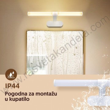 LED zidna lampa za slike i ogledala 8W 4000K bela