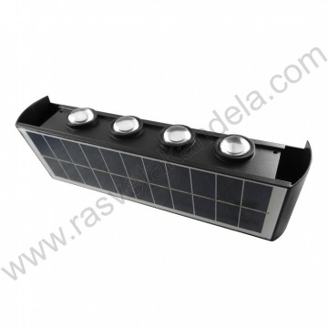 Zidna solarna LED lampa 2x4