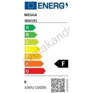 Led sijalica filament E27 ST64 8W 2700K amber staklo