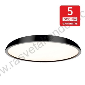LED plafonjera ARCADIA Ø80cm MCL750-800 B 91W 3000K crna