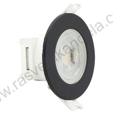 LED rozetna - ugradna lampa M206178-set 5,5W 3000/4000/6500K crna/mat hrom/crna