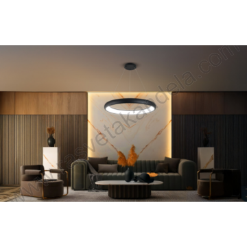 LED visilica 30W 4000K ESSENCE-30 crna