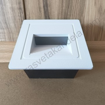 Spoljna ugradna LED lampa 3W 3000K ICON-S bela