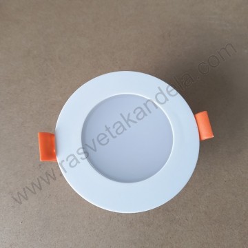 LED rozetna vodootporna MELODY 5W 4200K IP65 bela