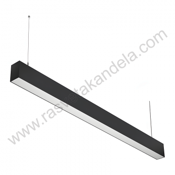 LED visilica dužine 120cm 3CCT 40W 3000/4000/6000K IP40 crna