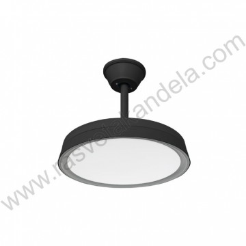 PROSTO plafonski ventilator sa LED svetlom 106cm crni