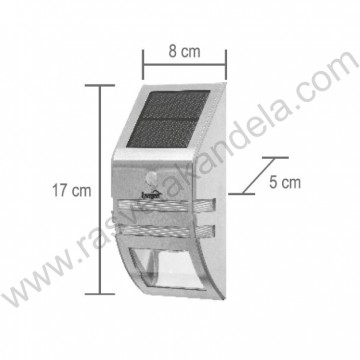 Solarna zidna lampa sa senzorom pokreta  FLP30SOLAR