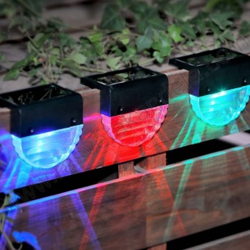 Solarna zidna lampa višebojna - 2 kom. ML-WS109