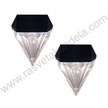 Solarna zidna lampa - 2 kom. ML-WS127