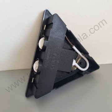 Baštenska zidna LED lampa DRAGON 15W 4200K crna