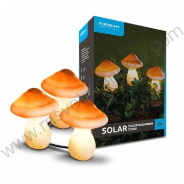 Solarna baštenska lampa pečurka - 3 kom. ML-DS006
