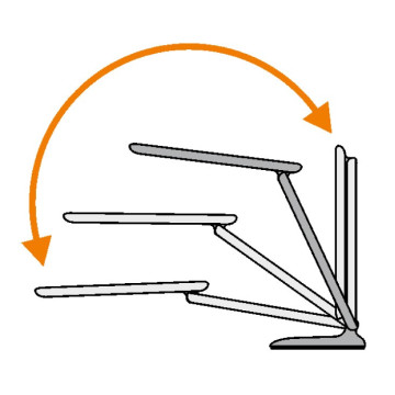 Stona LED lampa sa satom LA51