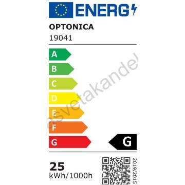 Led visilica 25W 3000K crna Optonica