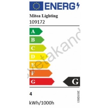 LED zidna lampa 4W 3000K PRISMA MAW9401-1S hrom+smoky