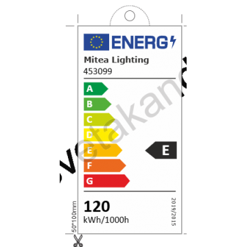 Parkovska LED lampa za stub M453100-CCT 120W 3000/4000/6500K crna