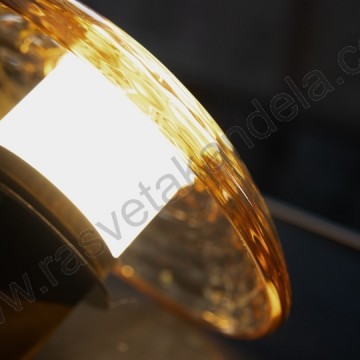 LED zidna lampa 12W 3000K ECLIPTICA MAW9451-2 staro zlato+amber