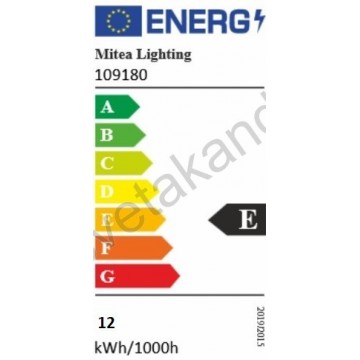LED zidna lampa 12W 3000K ECLIPTICA MAW9451-2 siva+smoky