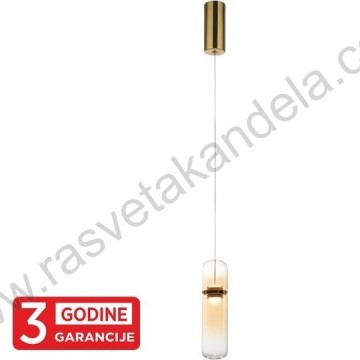 LED visilica 6W 3000K SHADOW MAP9504-1 bronzana+amber