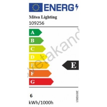 LED visilica 6W 3000K SHADOW MAP9504-1 mat crna+bakarna