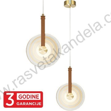 LED visilica 5W 3000K ALTO MAP9442-1L zlatna