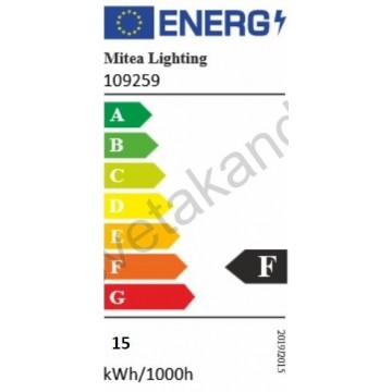 LED visilica 15W 3000K ALTO MAP9442-3 zlatna