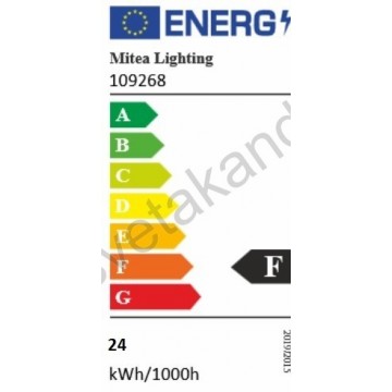 LED visilica 24W 3000K ETERNA MAP9461-6 staro zlato+amber
