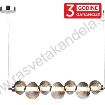 LED visilica 22W 3000K NIMBUS MAP9401-7A hrom+smoky