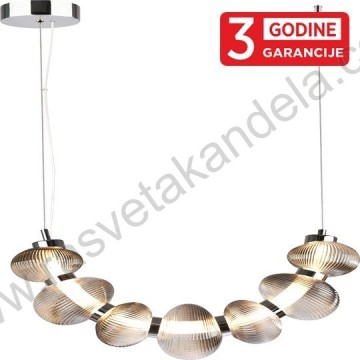 LED visilica 26W 3000K NIMBUS MAP9401-7B hrom+smoky