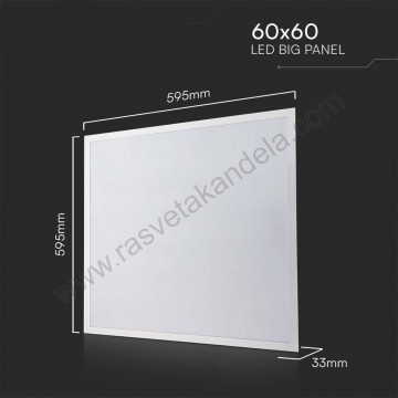 Led panel ugradni 595x595 36W 4000K VT-61036 SMD SAMSUNG čip