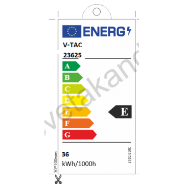 Led panel ugradni 595x595 36W 6500K VT-61036 SMD SAMSUNG čip