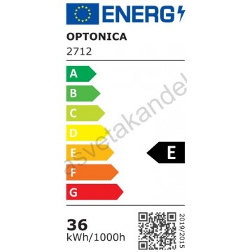 LED panel 595x595 36W 4500K Optonica