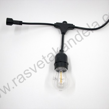 Baštenski svetlosni niz MG-10/11m/3000 10,7m 10xE27 LED