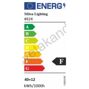 Luster ventilator sa LED svetlom MV5014-B 12W 3000/4000K/6500K crni