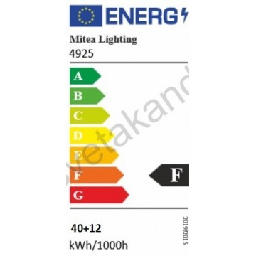 Luster ventilator sa LED svetlom MV5014-W 12W 3000/4000K/6500K beli
