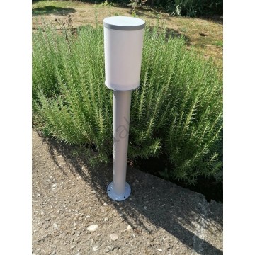 Baštenska stubna lampa 1xE27 siva