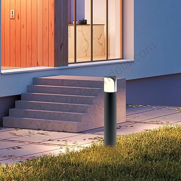 Baštenska stubna lampa 1xE27 80cm BRY-MILANO-800 siva