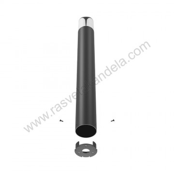 Baštenska stubna lampa 1xE27 80cm BRY-MILANO-800 siva